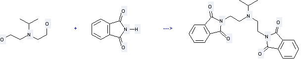 Ethanol,2,2'-[(1-methylethyl)imino]bis- can be used to produce C23H23N3O4